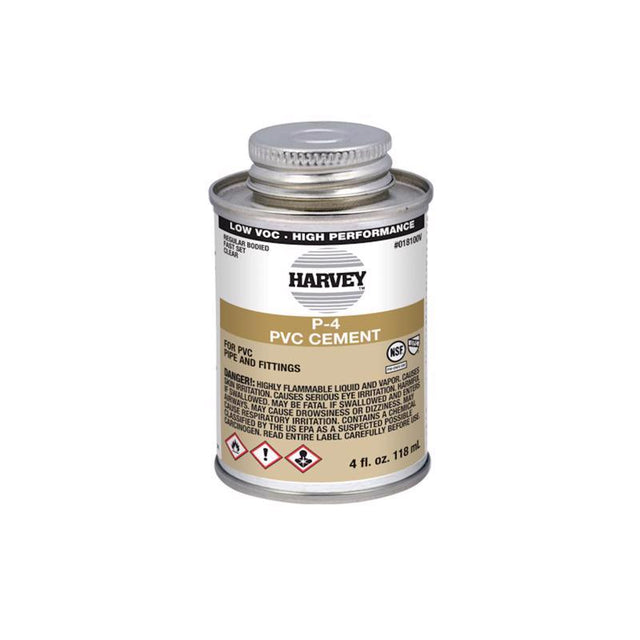 CEMENT P4 PVC CLEAR 4OZ