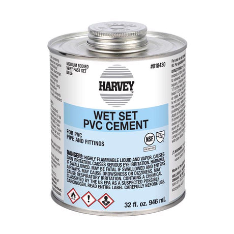 CEMENT HV PVC BLUE 32OZ