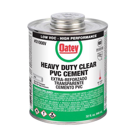 CEMENT HD PVC CLEAR 32OZ
