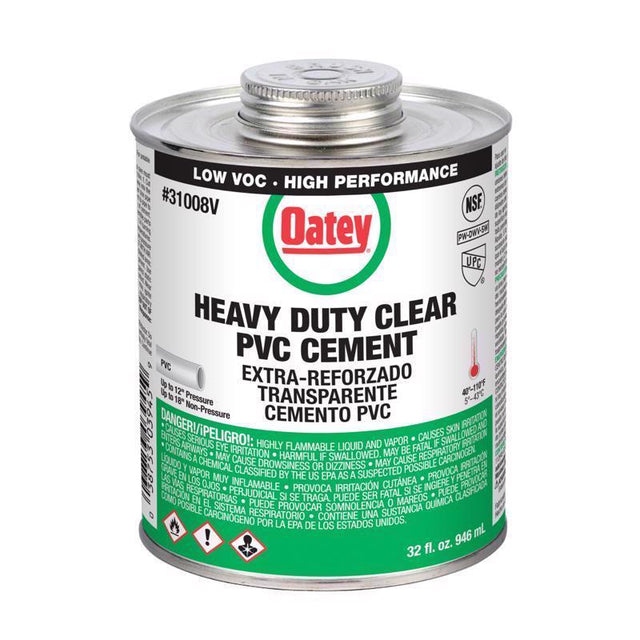 CEMENT HD PVC CLEAR 32OZ
