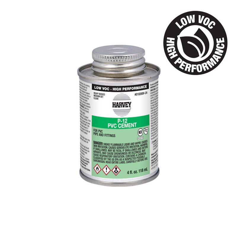 CEMENT HV PVC CL 4OZ 12"