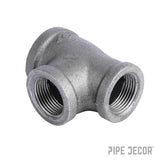 STZ Industries 1-1/4 in. FIP X 1 in. D FIP 1 in. D FIP Black Iron 3.9 in. L Reducing Tee