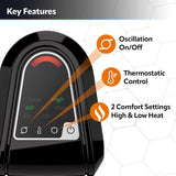 Lasko 150 sq ft Electric Ceramic Tower Space Heater