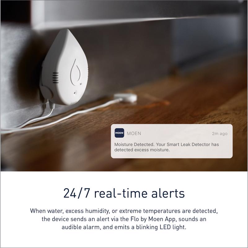 Moen Smart-Enabled Water Leak Sensor