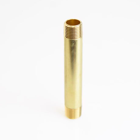1/2 in. MPT X 1/2 in. D MPT Red Brass Nipple 5 in. L