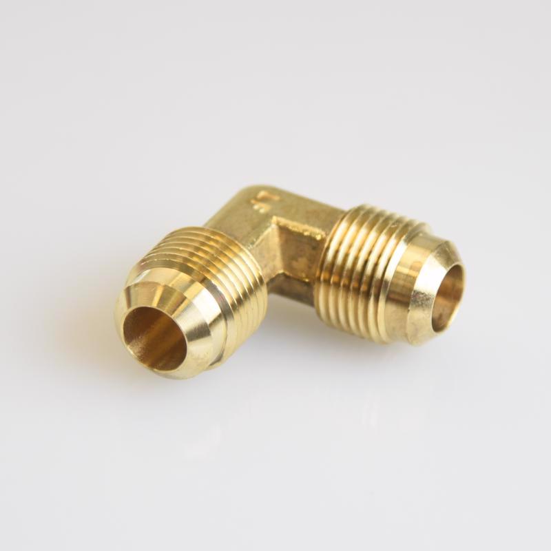 1/2 in. Flare X 1/2 in. D Flare Brass 90 Degree Elbow