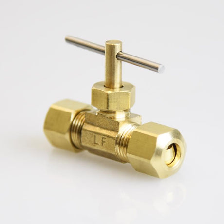 1/4 in. 1/4 in. Brass Needle Valve