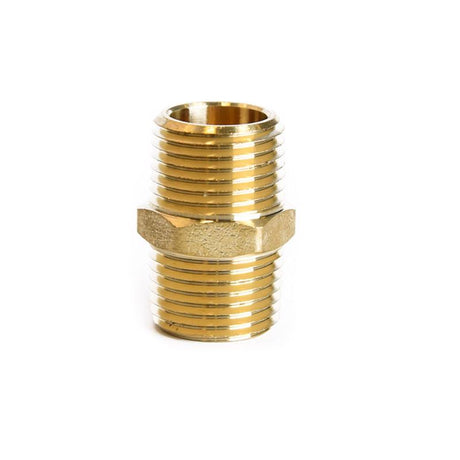 HEX NIPPLE 1/2"X1/2" MPT
