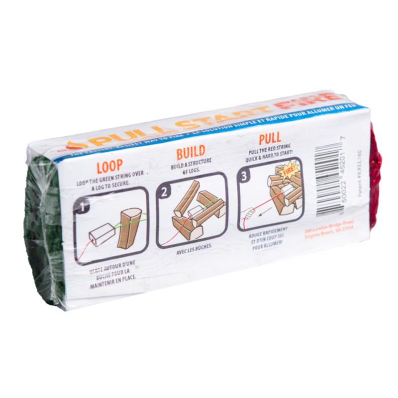Pull Start Fire Saw Dust Fire Starter 30 min
