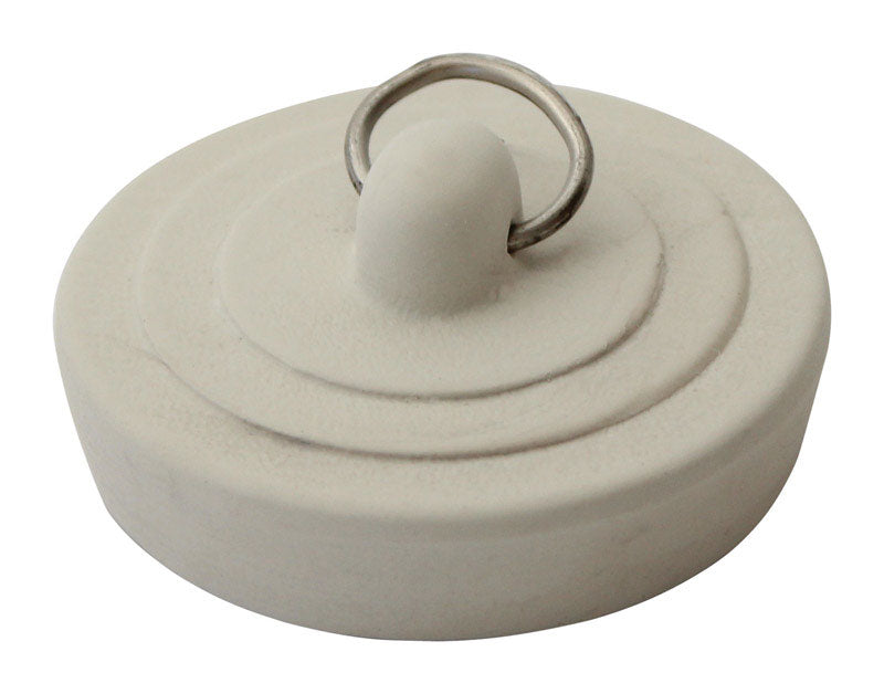 Ace 1-5/8 in. White Rubber Tub Stopper