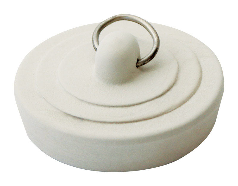 Ace 1-3/4 in. White Rubber Tub Stopper