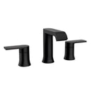 Moen Genta Matte Black Bathroom Faucet 8-16 in.
