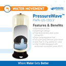 Global Water Solutions PressureWave 34.34 gal Pre-Charged Vertical Pressure Well Tank