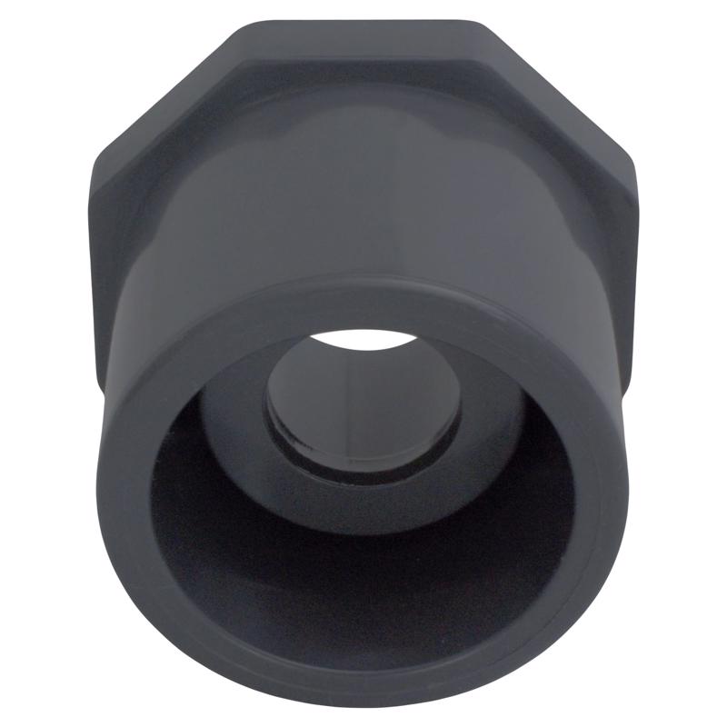 Charlotte Pipe Schedule 80 1-1/2 in. Spigot X 1/2 in. D Slip PVC Reducer Bushing 1 pk