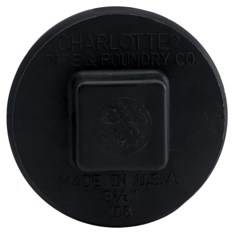 Charlotte Pipe 3-1/4 in. MPT X 3-1/4 in. D ABS Plug