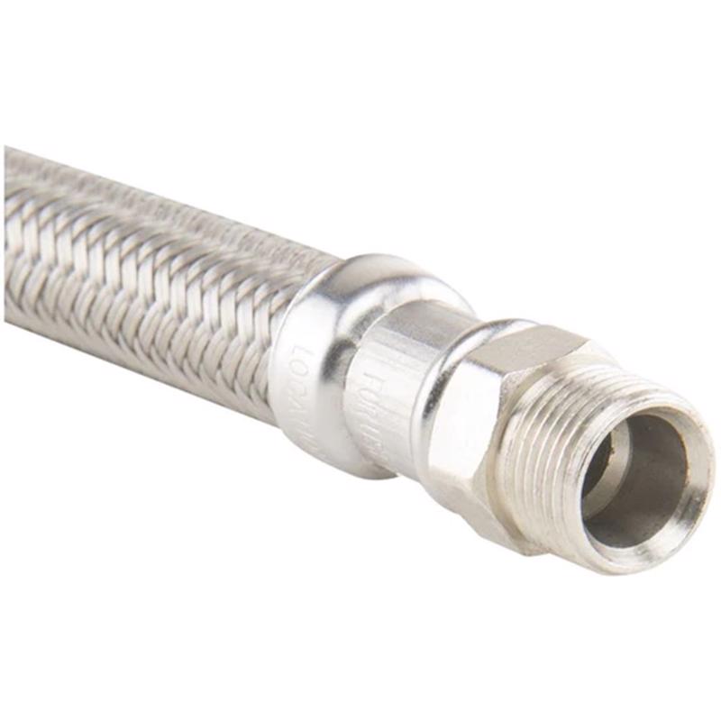 BrassCraft Speedi Plumb Plus 3/8 in. Compression pc X 3/8 in. D OD 20 in. Polymer Faucet Supply Line