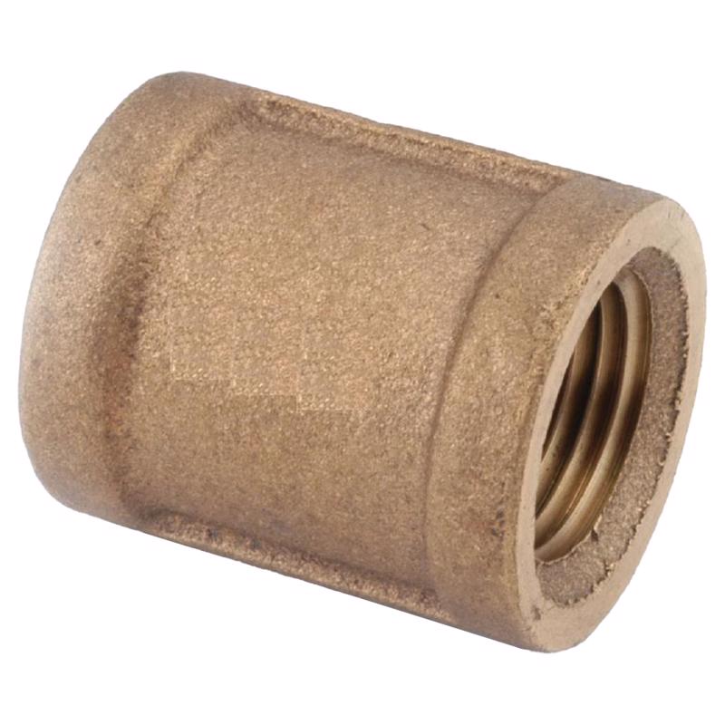 COUPLN BRASS LF FPT 3/4"