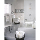 Moen Home Care White Shower Seat Plastic 14 in. H X 20 in. L
