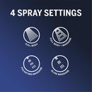 Waterpik PowerSpray White Plastic 4 settings Handheld Showerhead 1.8 gpm