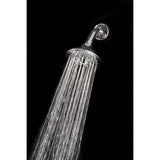 Whedon Blaster Massage Brushed Nickel Nickel 5 settings Wallmount Showerhead 2.5 gpm