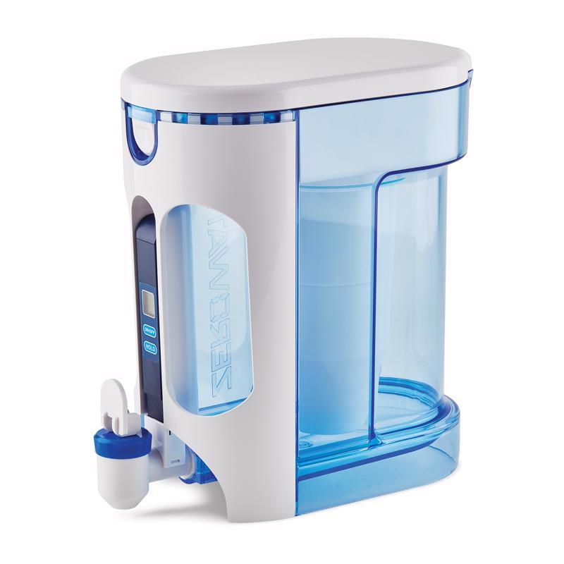 ZeroWater Ready-Read 12 cups Blue/White Water Filtration Pitcher