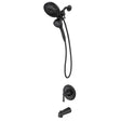 TUB&SHWR FAUCET MAT BLK