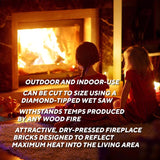 Rutland Ivory Ceramic Fire Brick