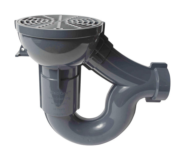 P TRAP FLR DRAIN PVC2"