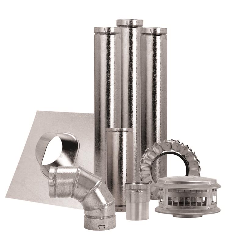 VENT PIPE KIT ALU/GS 84"