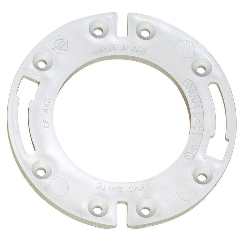 CLOSET FLANGE RING PVC4"