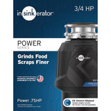 InSinkErator Power Series 3/4 HP Continuous Feed Garbage Disposal