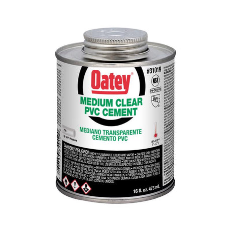 CEMENT PVC CLEAR 16OZ 6"