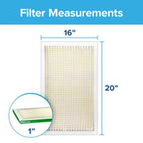 Filtrete 16 in. W X 20 in. H X 1 in. D Fiberglass 8 MERV Pleated Air Filter 1 pk