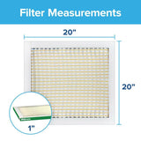Filtrete 20 in. W X 20 in. H X 1 in. D Fiberglass 8 MERV Pleated Air Filter 1 pk