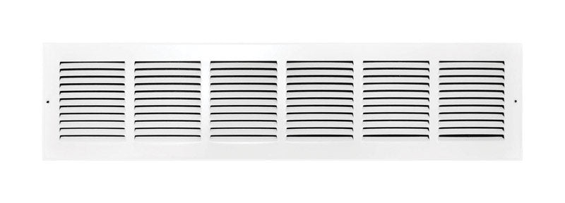 GRILLE SIDEWALL30"X6"WHT