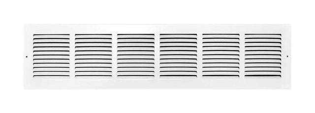 GRILLE SIDEWALL30"X6"WHT