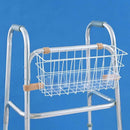 Carex Health Brands White Walker Basket Steel 7 in. H X 16.5 in. L