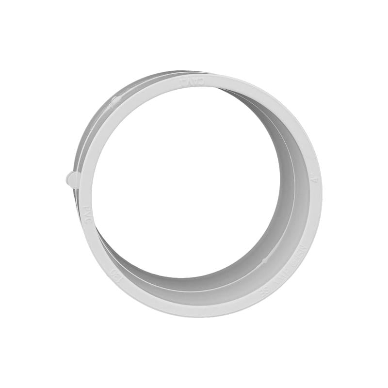 Charlotte Pipe 4 in. Hub X 4 in. D Hub PVC Coupling 1 pk