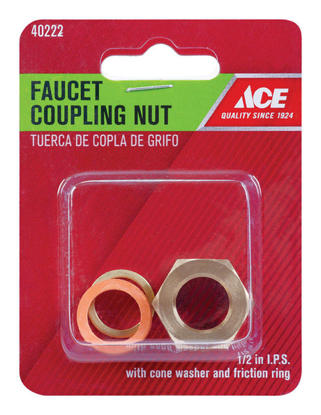 NUT COUPL FAUCET 1/2"IPS