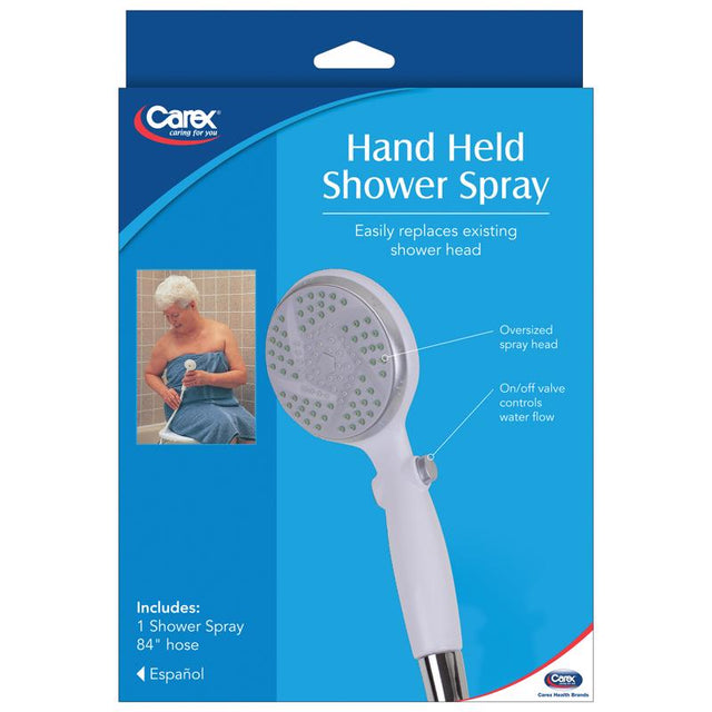 SHOWER SPRAY WHIT 8X2.5"