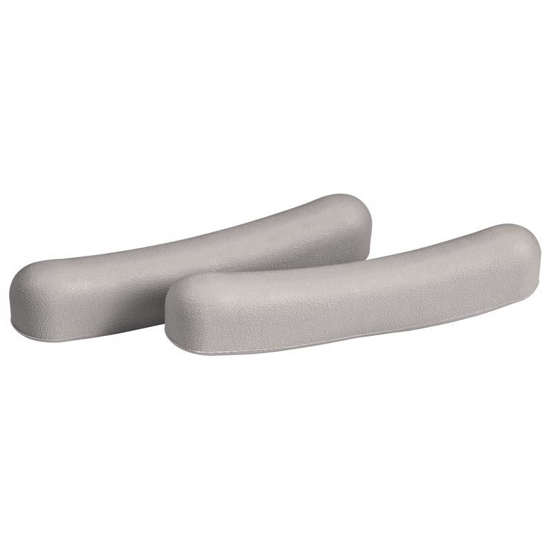 Carex Gray Crutch Pads Rubber 2 in. H X 6 in. L