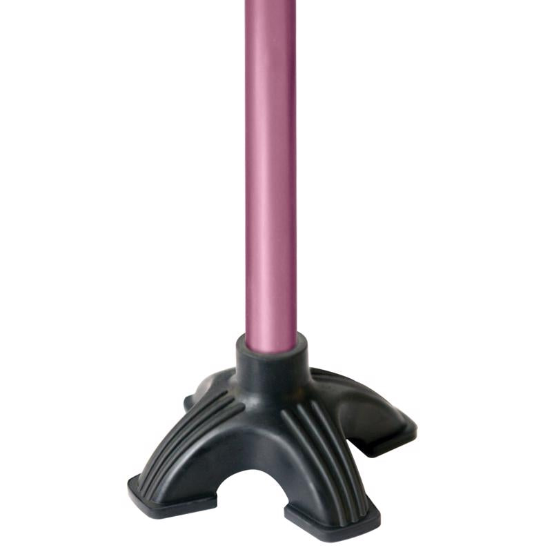 Carex Black Self-Standing Cane Tip Rubber 2.65 in. H X 4.75 in. L