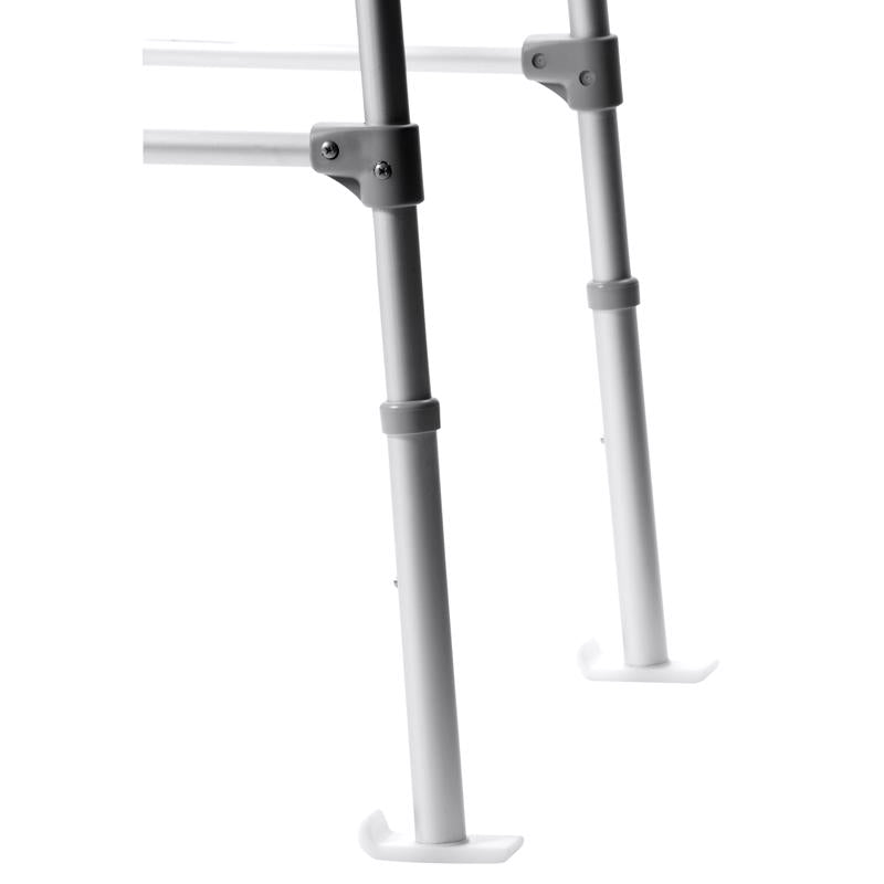 Carex White Walker Ski Glides Plastic 2.30 in. H X 3.50 in. L