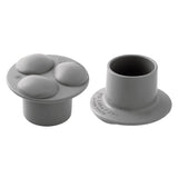Carex Gray Walker Guides Plastic 1.25 in. H X 2 in. L