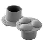 Carex Gray Walker Guides Plastic 1.25 in. H X 2 in. L