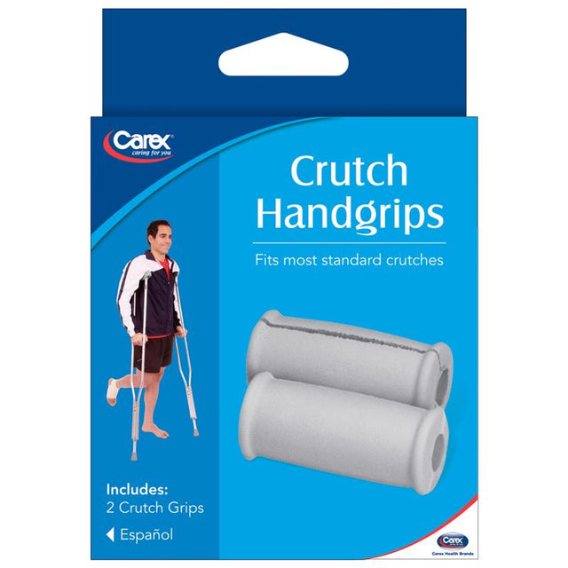 CRUTCH HNDGRPS GRAY 1.5"