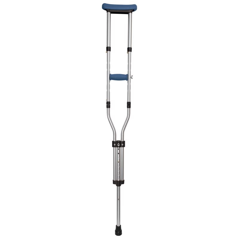 Carex Blue Folding Crutches Aluminum/Plastic 59 in. H X 8 in. L