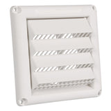 Deflecto Fresh Air Intake 4 in. D White Aluminum/Plastic Vent Dryer Hood