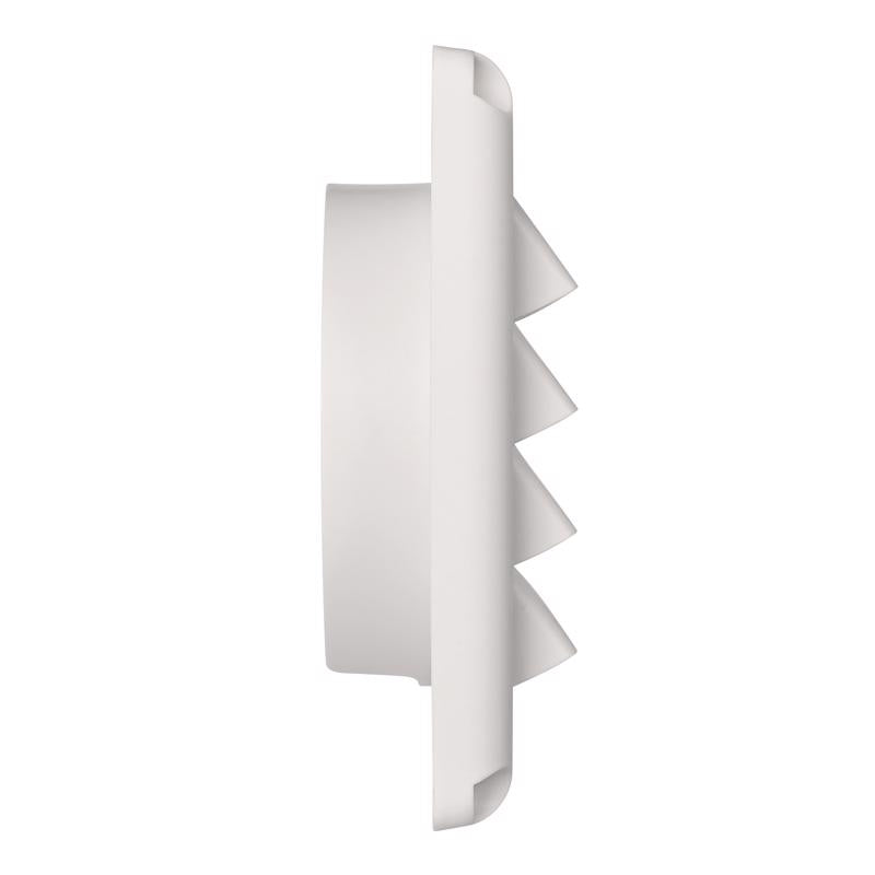 Deflecto Fresh Air Intake 4 in. D White Aluminum/Plastic Vent Dryer Hood