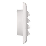 Deflecto Fresh Air Intake 4 in. D White Aluminum/Plastic Vent Dryer Hood
